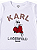 Camiseta Feminina Karl Lagerfeld Com Cristais Paris Choupette - Tam:M - Imagem 2
