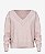 Suéter oversized de tricô e decote em V Victória's Secret - Tam:M - Imagem 3