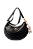Bolsa Juicy Couture Hobo Meia-Lua Preta com Charm Coração - Imagem 1