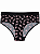 Calcinha Sem Costura Juicy Couture Preta Coroas Rosa - Tam:M - Imagem 1