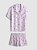 Pijama Lilás Boyfriend Short Cerejas - Tam:M - Imagem 1
