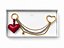 Chaveiro e Bag Charm Michael Kors Puffy Heart Vermelho - Imagem 1