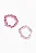 Scrunchies de Cetim Goody x Love Shack Fancy – Pacote com 5 – Estampas Ikat Rose e Coquette Bow - Imagem 3