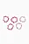 Scrunchies de Cetim Goody x Love Shack Fancy – Pacote com 5 – Estampas Ikat Rose e Coquette Bow - Imagem 2