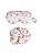 LoveShackFancy x Kit Goody com Máscara de Dormir e Scrunchie (Rosa/Sterling Dusk) - Imagem 1