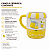 Caneca Cerâmica Lemonade 3D – Design Barraca de Limonada | Caneca Decorativa Amarela e Branca - Imagem 3