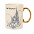 Caneca Walt Disney World Castelo – Alça Dourada - 500ML - Imagem 1