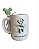 Caneca Disney Mickey & Minnie com Colher Decorativa Cerâmica - 600ml - Imagem 2
