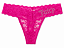Calcinha Juicy Couture Renda Fio Rosa Pink Strass - Tam:P - Imagem 1