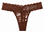 Calcinha Juicy Couture Renda Fio Marrom Strass - Tam:P - Imagem 1