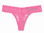 Calcinha Juicy Couture Renda Fio Rosa Strass - Tam:M - Imagem 1