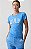 Camiseta Feminina GAP Logo Floral Azul – T-Shirt Manga Curta - M - Imagem 1
