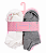 Kit 10 Pares de Meias Femininas Juicy Couture No Show - Imagem 1