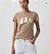 Camiseta Feminina GAP Logo – Marrom - Tam:G - Imagem 1