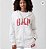 Moletom Feminino GAP Logo Gingham – Branco e Vermelho - Imagem 1