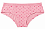 Calcinha Algodão com Costura Juicy Couture Rosa Estampada - Tam:GG - Imagem 1