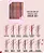 Kit Delineador Labial Beauty Creations Wooden Lip Pencil Set com 12 Cores (1,4g cada) - Imagem 3