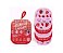 Lenços demaquilantes reutilizáveis ​​com estampa de morango Makeup Eraser - 5 Unidades - Imagem 1