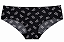 Calcinha Feminina Juicy Couture Sem Costura Preta Monogramada – Tam:G - Imagem 1