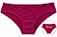 Calcinha Feminina Juicy Couture Algodão com Costura Roxa– Tam:M - Imagem 1