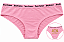 Calcinha Feminina Juicy Couture Algodão com Costura Rosa Claro – Tam:M - Imagem 1