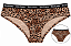 Calcinha Feminina Juicy Couture Algodão com Costura Animal Print – Tam:G - Imagem 1