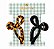 Kit 2 Piranhas de Cabelo Laço Piper K – Presilhas Tartaruga e Preta - Imagem 1