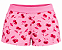 Short Feminino Rosa estampa de Cerejas Plush Juicy Couture com Aplicação em Strass - Tam:M - Imagem 1