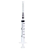 Seringa com agulha SR 3 mL 0,70x25mm - Imagem 2