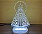 Luminária LED abajur Nossa Senhora Aparecida cores personalizadas - Imagem 3