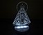 Luminária LED abajur Nossa Senhora Aparecida cores personalizadas - Imagem 1