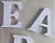 Kit 10 Letras Em Pvc 20cm Com 10mm De Espessura - Imagem 1