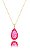 COLAR GOTA FUSION CRAVEJADA MAGENTA - SHINE - Imagem 1