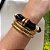 MIX DE PULSEIRAS SEXTAVADO - 2 MOLAS + 1 ESMALTADO SEXTAVADO - Imagem 1