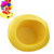 Chapéu de Palhaço Amarelo com Bolinhas Coloridas - Imagem 3