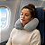 Travesseiro de Pescoço Inflável Dobrável Kapbom KA-Z36 – Conforto para Viagens, Carro, Avião e Escritório - Imagem 3