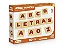 Letras 80 Peças Junges – Jogo Educativo em Madeira | Primeiras Palavras | Alfabetização Infantil - Imagem 2