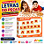 Letras 80 Peças Junges – Jogo Educativo em Madeira | Primeiras Palavras | Alfabetização Infantil - Imagem 3