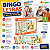 Bingo Letras Junges – 90 Peças em Madeira | Jogo Educativo para Alfabetização | 4 Cartelas - Imagem 3