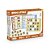 Bingo Letras Junges – 90 Peças em Madeira | Jogo Educativo para Alfabetização | 4 Cartelas - Imagem 1