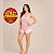 Pijama De Alcinhas Cia do Corpo Feminino Adulto ROSA MESCLA 4787 - Imagem 2