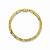 Pulseira Masculina Piastrine Banhada a Ouro - Lorenzo - Imagem 1