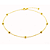 Choker Bolinhas Valentina Banhada a Ouro - Imagem 1