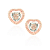 Conjunto Colar & Brincos Cora - Banhado a Ouro Rosé - Imagem 4