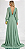 Vestido Longo Atena Verde Seco Claro - Imagem 6