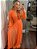 Vestido Longo Atena Laranja - Imagem 3