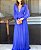 Vestido Longo Atena Azul Royal - Imagem 1