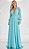 Vestido Longo Atena Azul Tiffany - Imagem 1