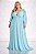 Vestido Longo Atena Azul Tiffany - Imagem 5