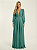 Vestido Longo Atena Verde Oliva Claro - Imagem 1